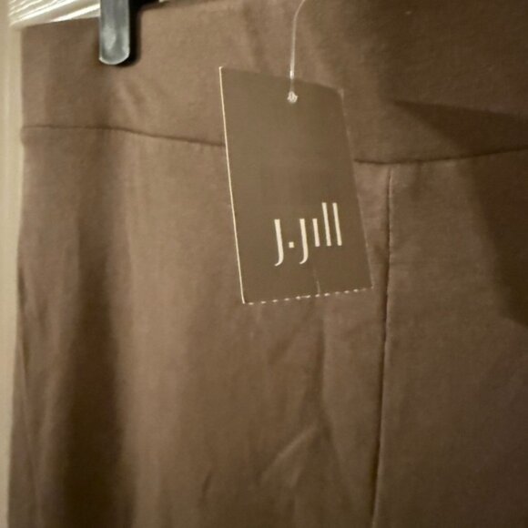 New Pure Jill hazelnut knit pants Sz M pull on 57% Pima cotton 38% modal rayon - Picture 5 of 8